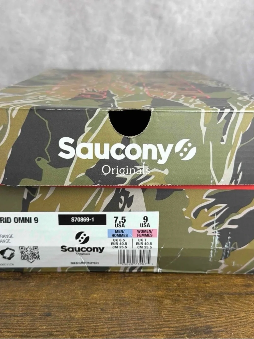 Saucony ProGrid Omni 9 x Starcow Nature Acts, Man Does Size 7.5 S70869-1 OG Rare